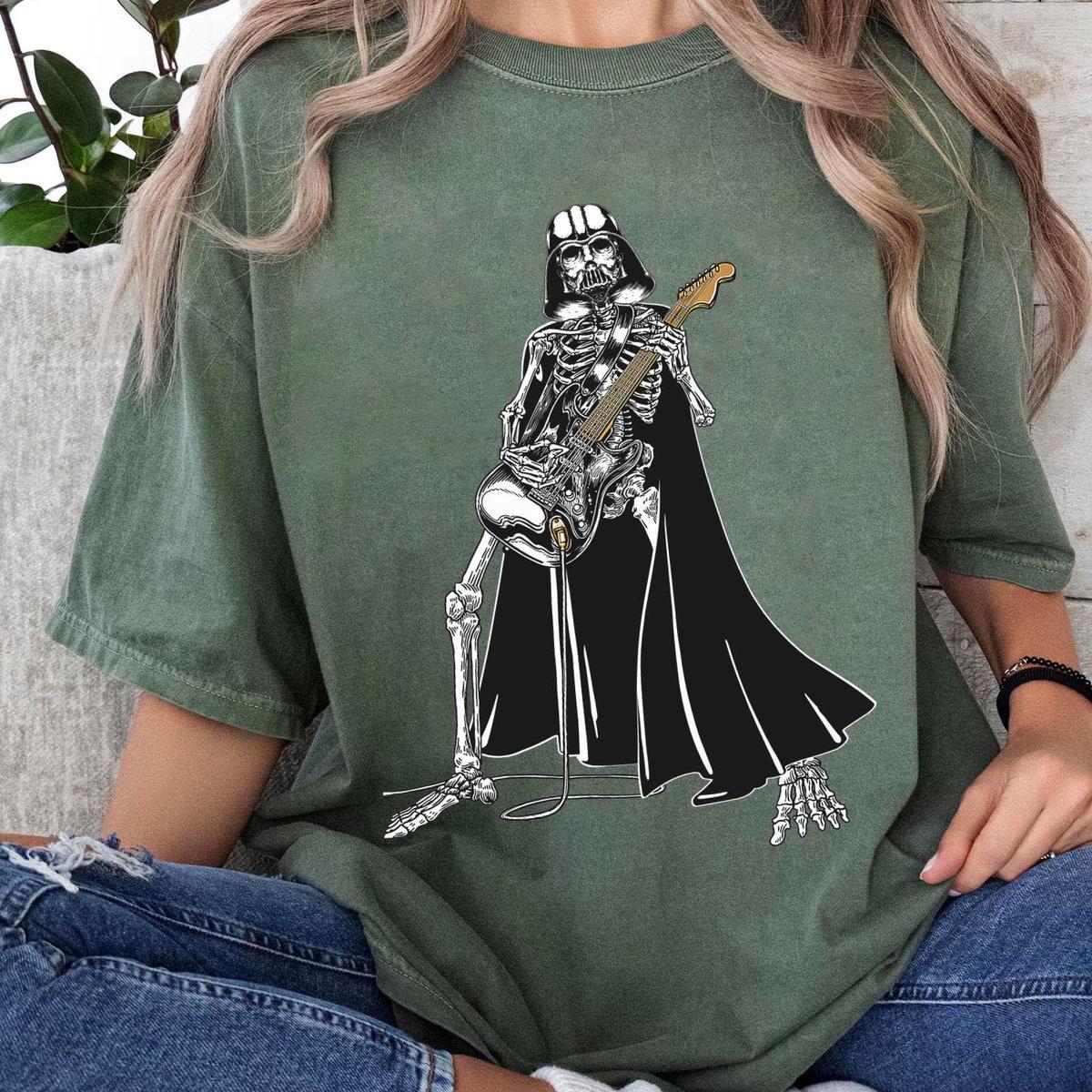 Darth Vader Skeleton Playing Guitar Star Wars Halloween Shirt 6