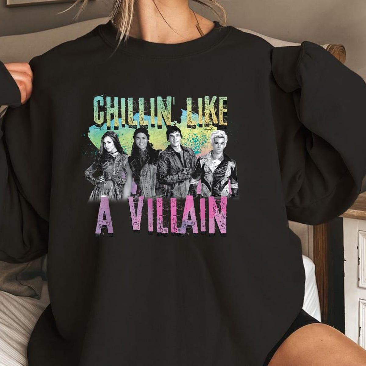 Descendants Chillin Like A Villain Family Matching Shirt 4