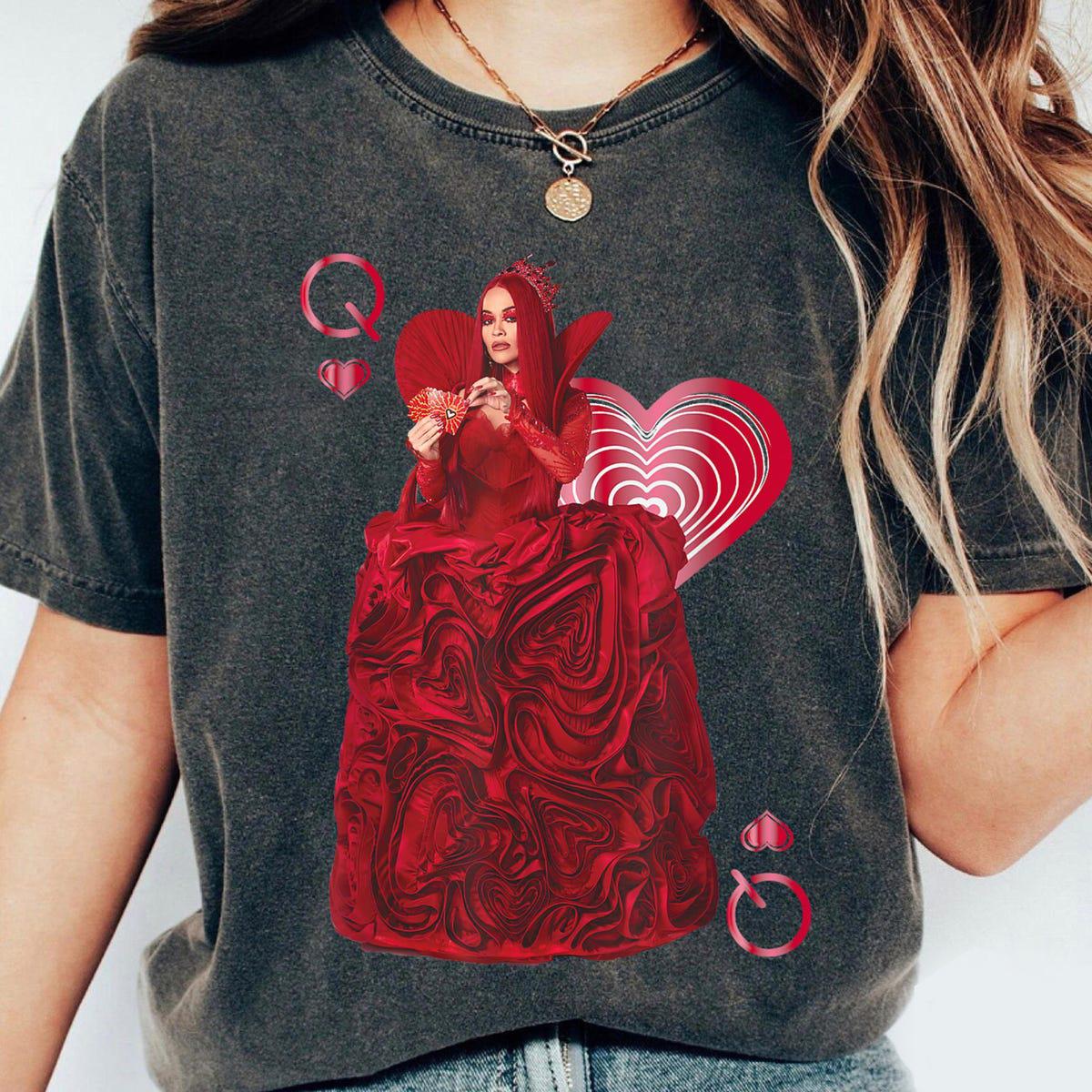 Descendants The Rise Of Red Queen Of Hearts Portrait Shirt 1