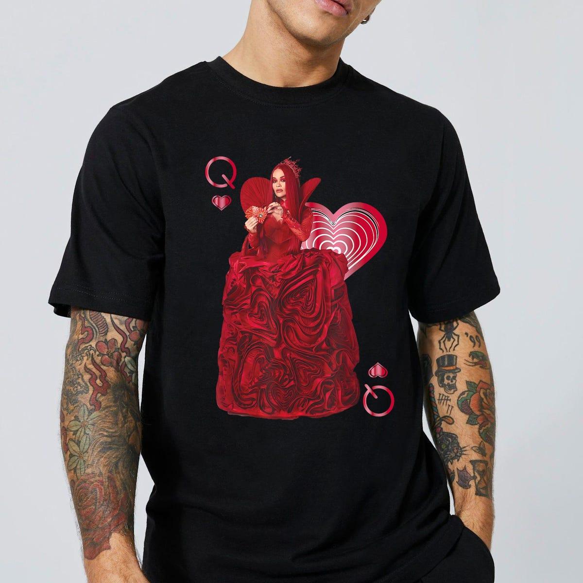 Descendants The Rise Of Red Queen Of Hearts Portrait Shirt 4