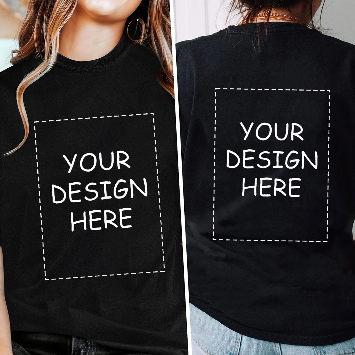 Design your own customized personalized t shirt, hoodie, sweatshirt black