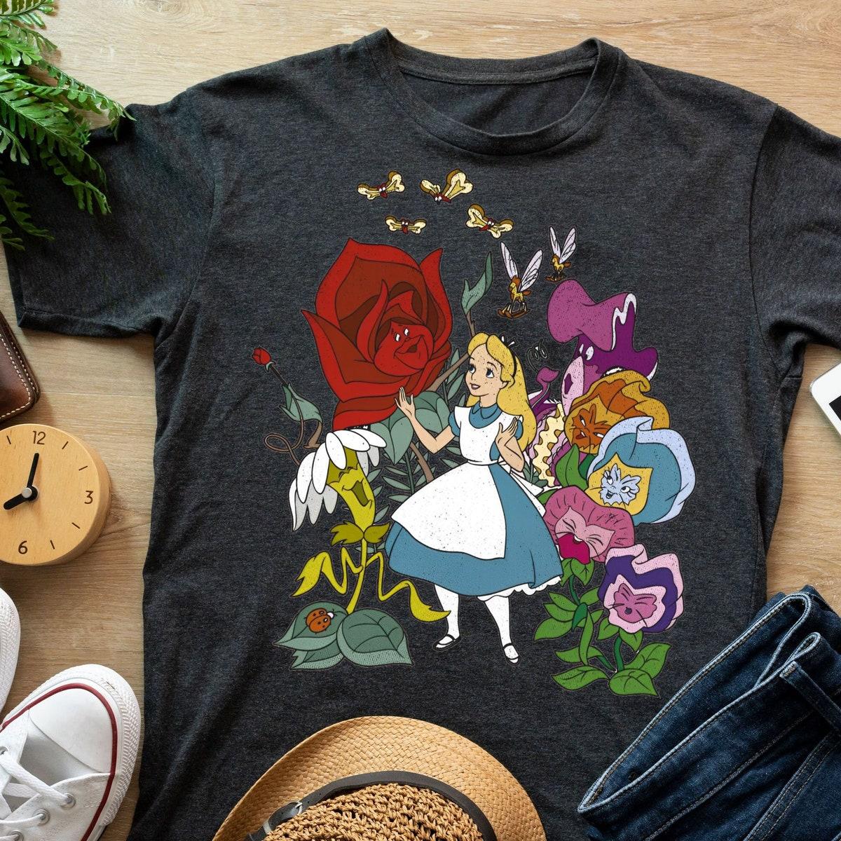 Disney Alice Floral In Wonderland Shirt 3