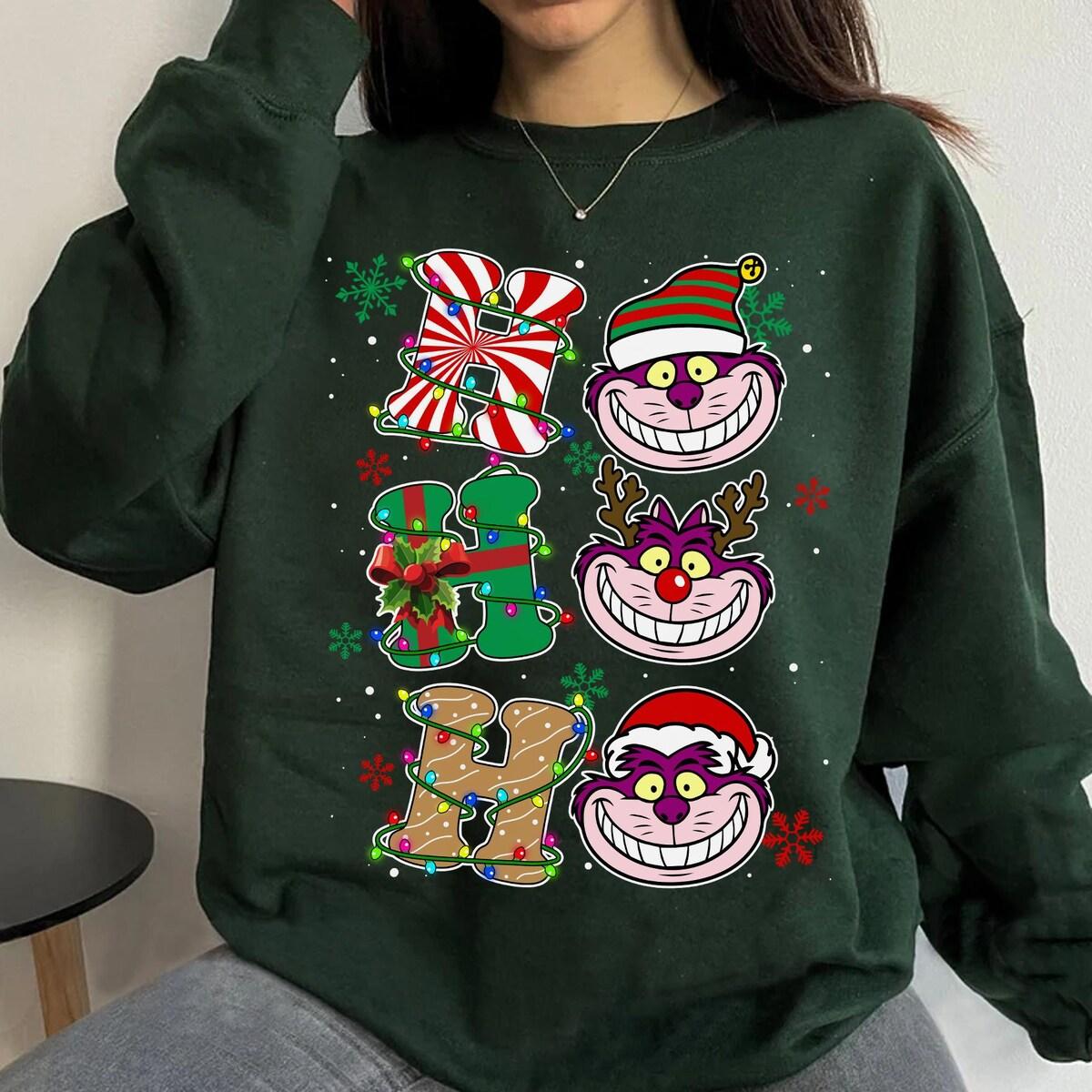 Disney Alice In Wonderland Christmas Shirt 3