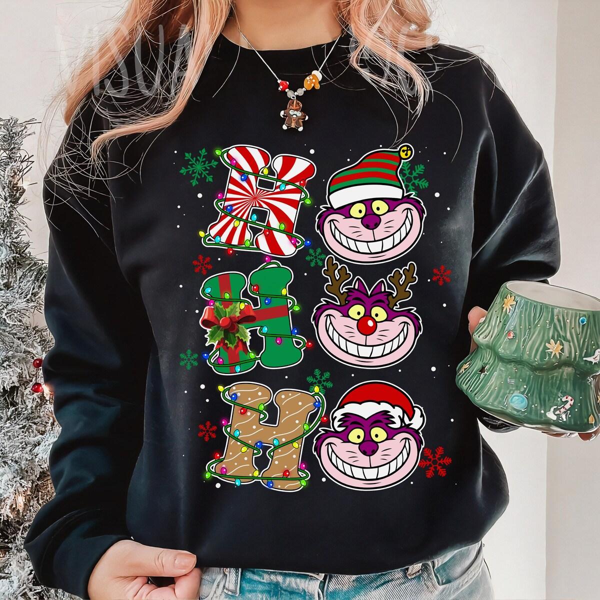 Disney Alice In Wonderland Christmas Shirt 4