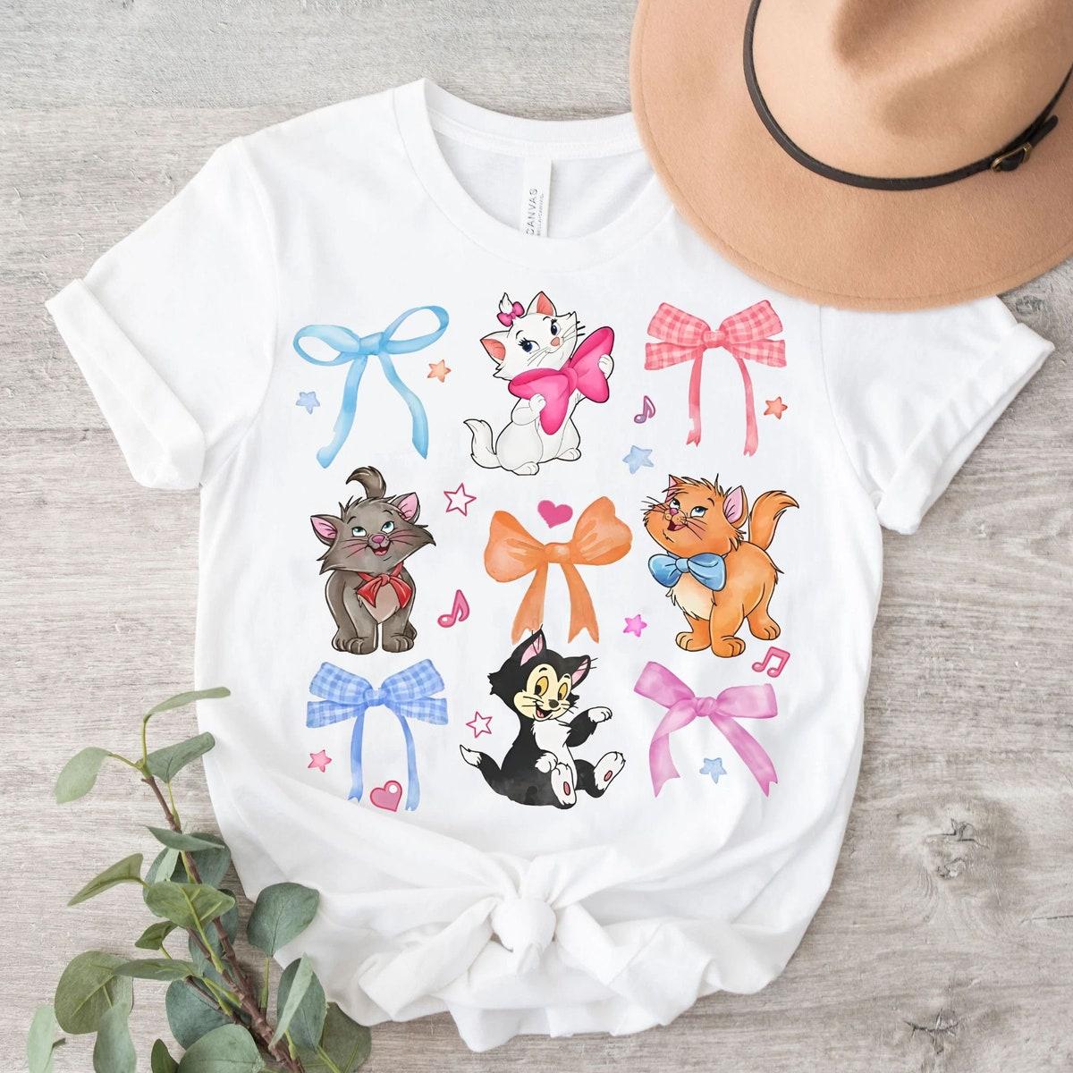 Disney Aristocats Coquette Bows Disney Cats Lover Shirt 2