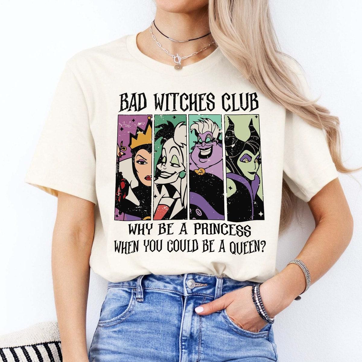 Disney Bad Witches Club Halloween Evil Characters Shirt 1