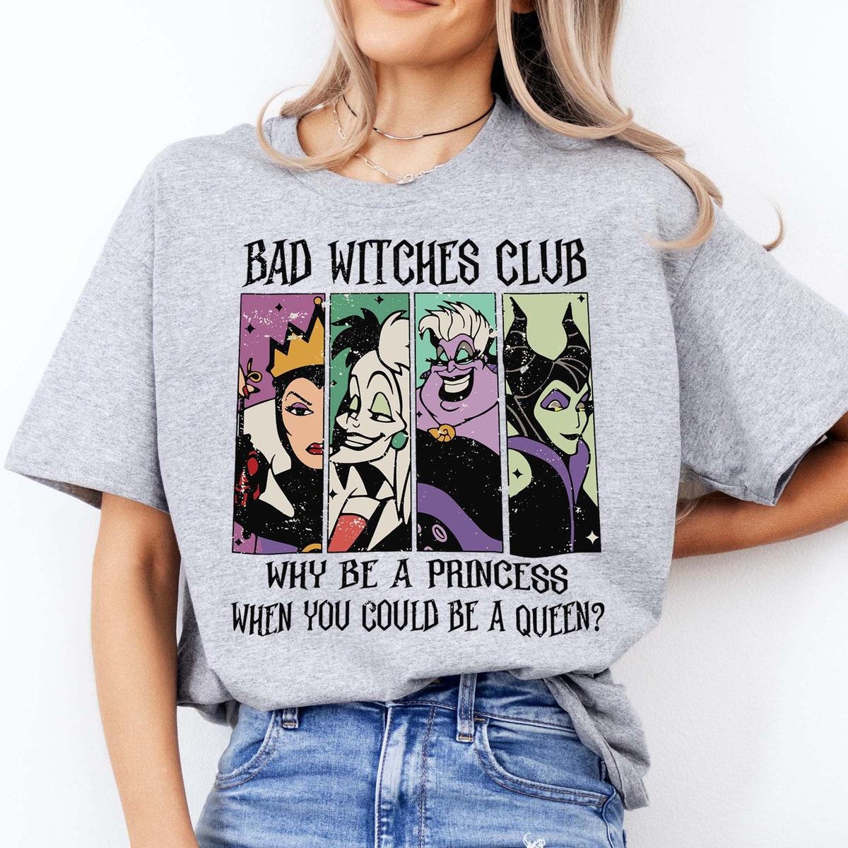 Disney Bad Witches Club Halloween Evil Characters Shirt 2