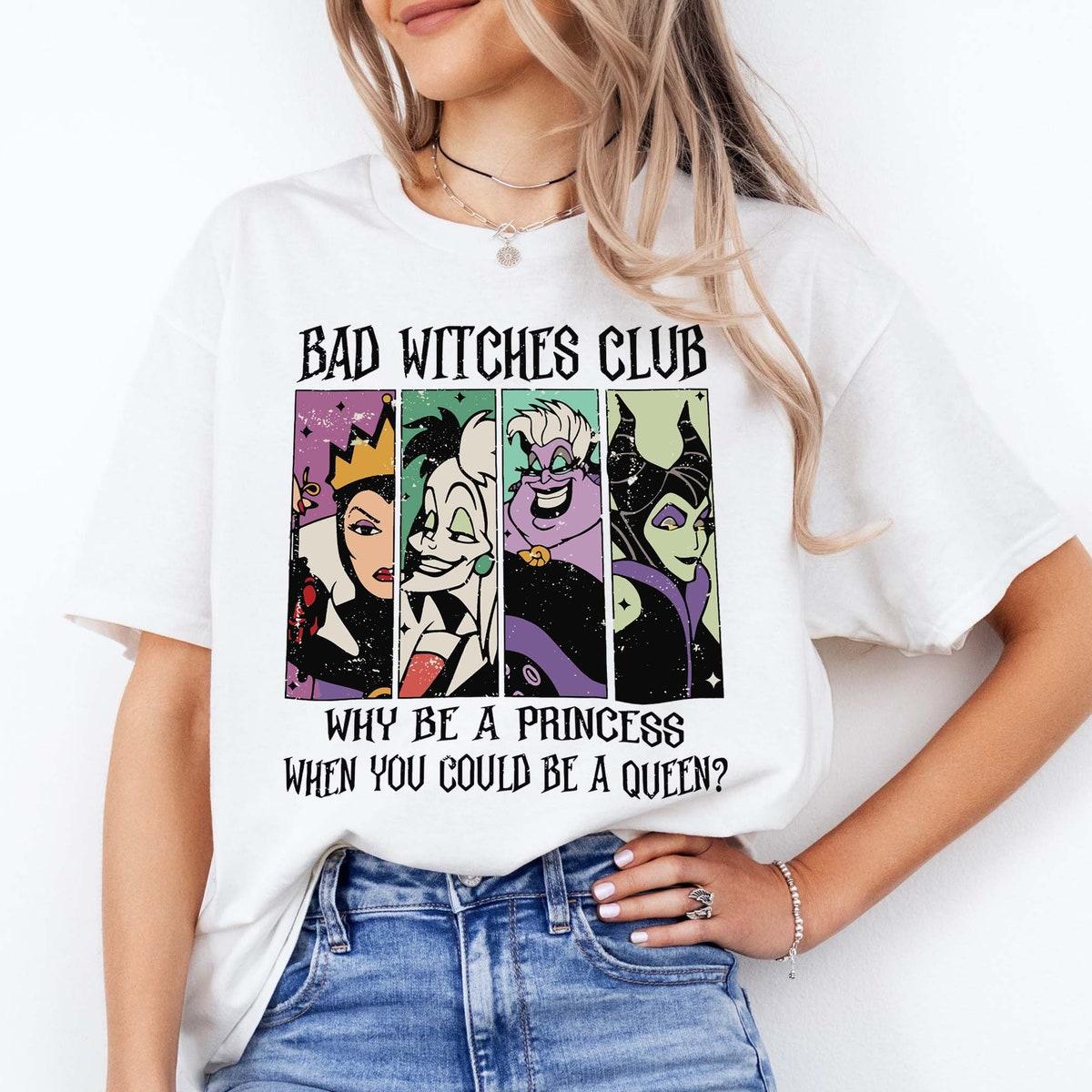 Disney Bad Witches Club Halloween Evil Characters Shirt 3