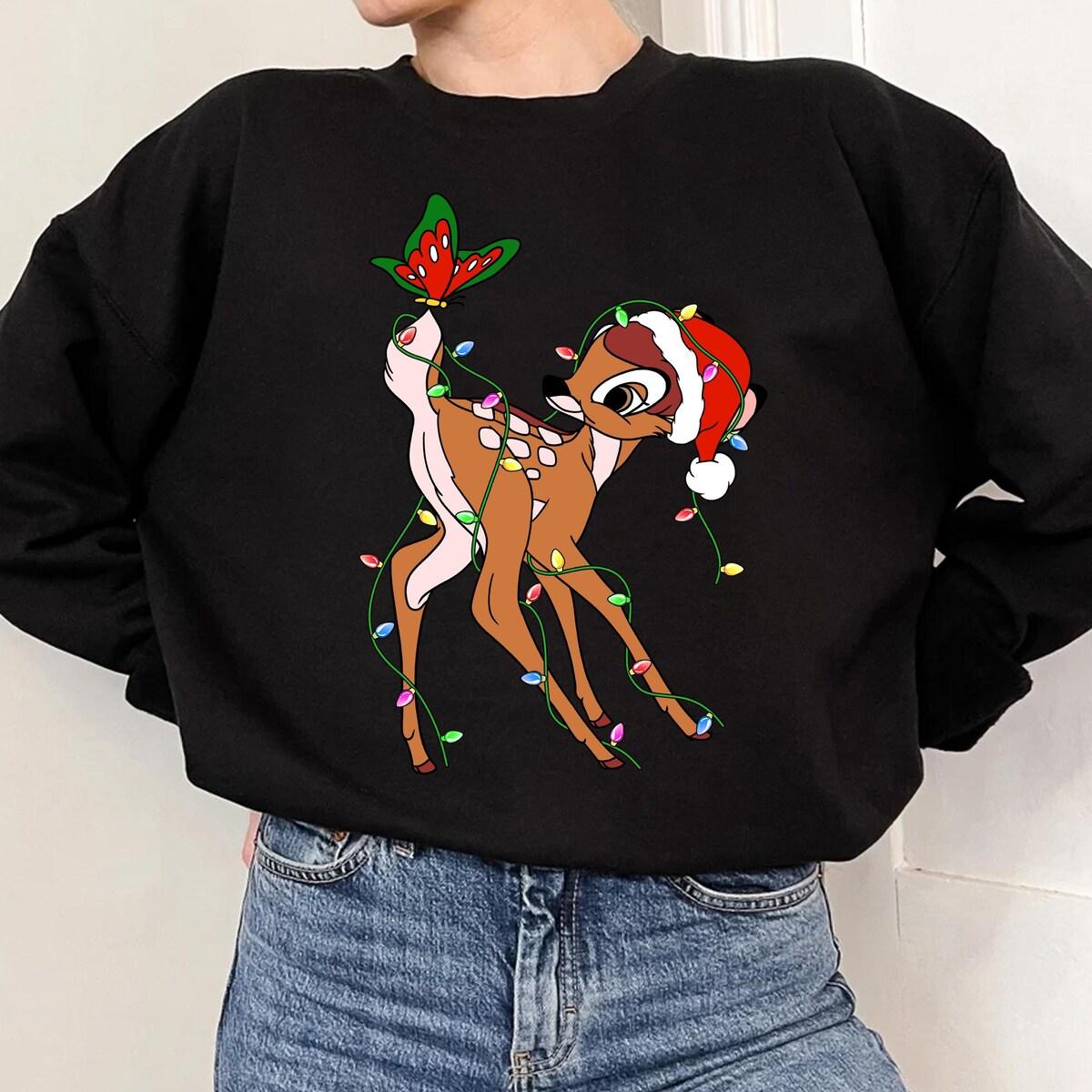 Disney Bambi Christmas Lights Shirt 4