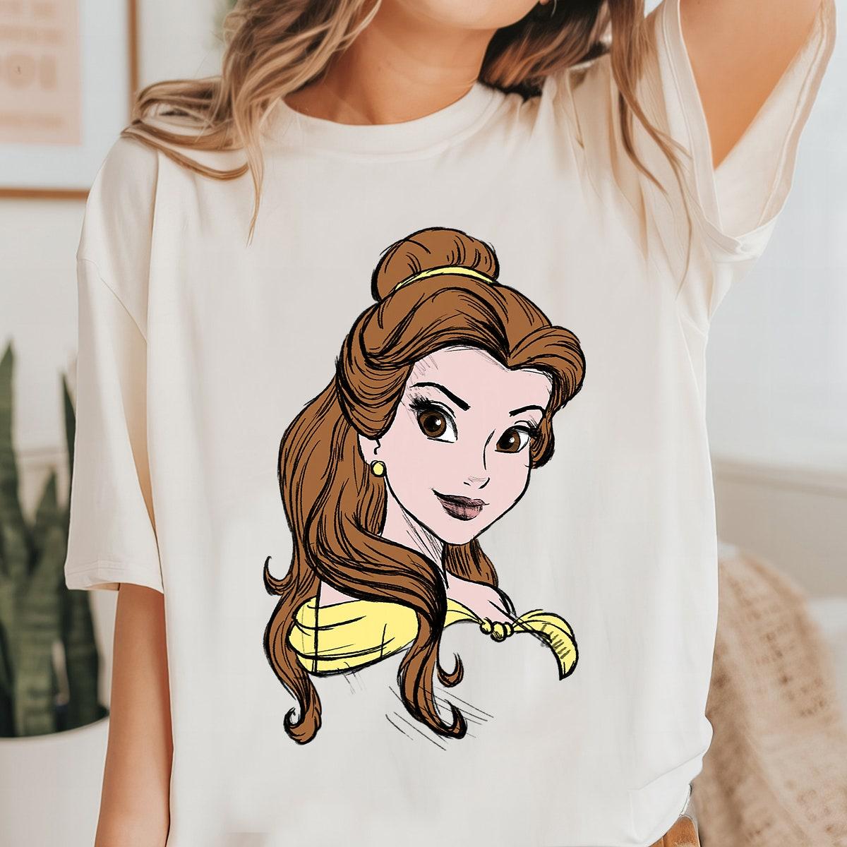 Disney Beauty And The Beast Belle Ballgown Portrait Shirt 4