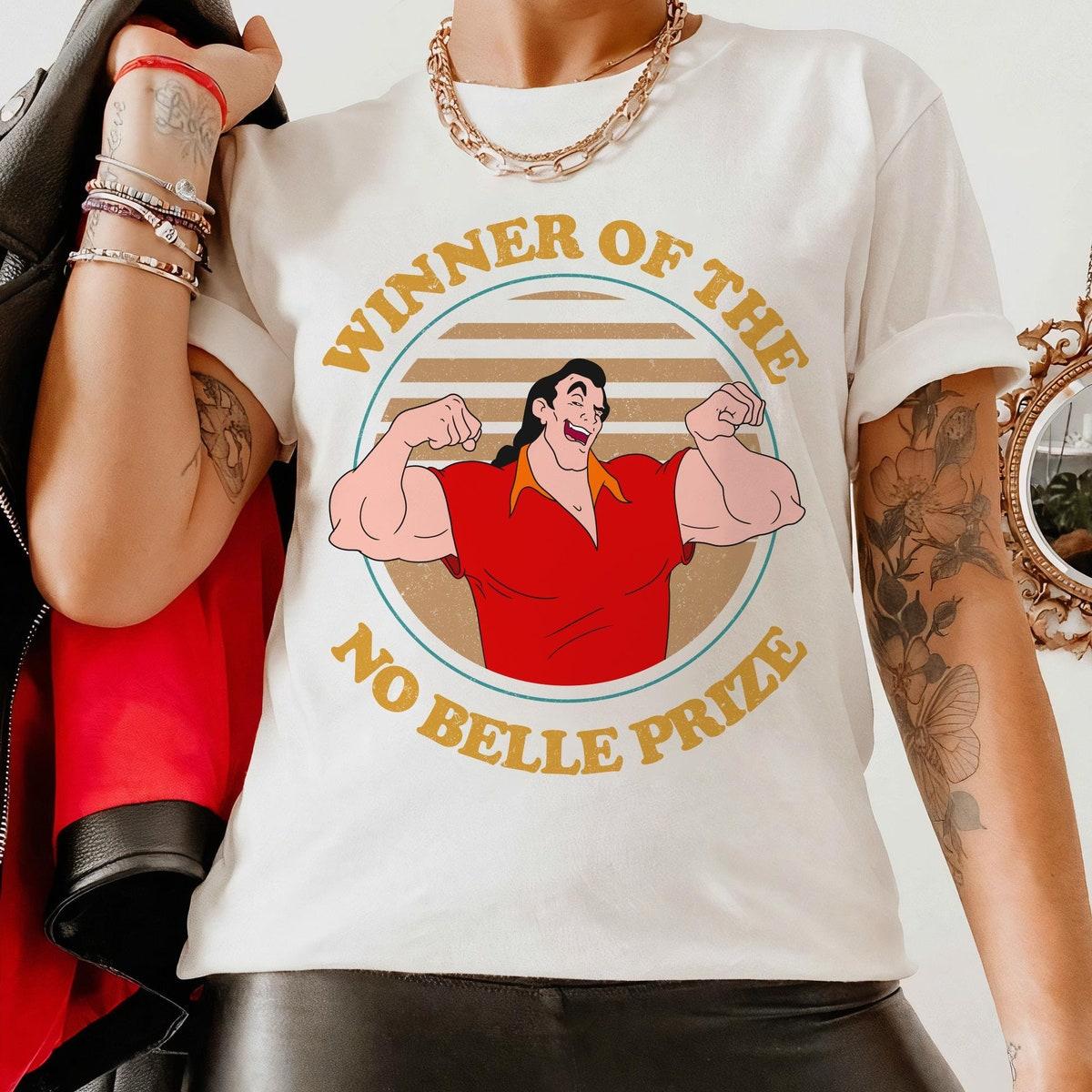 Disney Beauty And The Beast Gaston Winner Of No Belle Prize Retro 90s Shirt 3