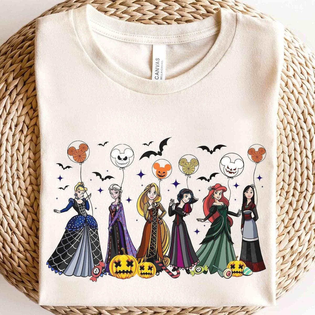 Disney Belle Ariel Jasmine Cinderella Witch Shirt 3