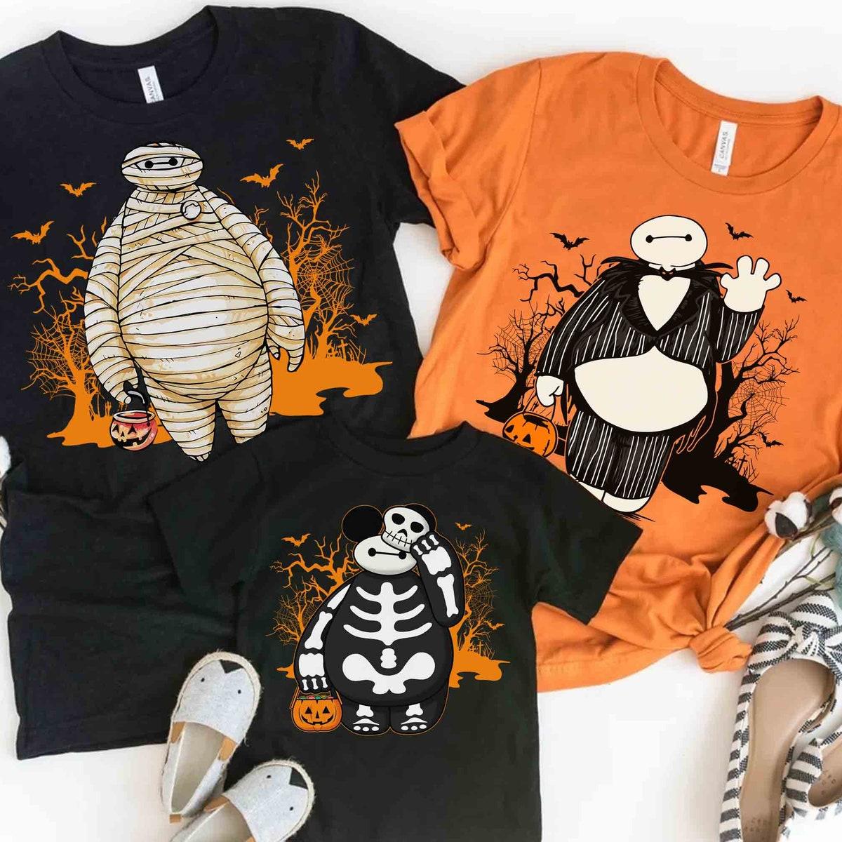 Disney Big Hero 6 Baymax Skeleton Halloween Shirt 2