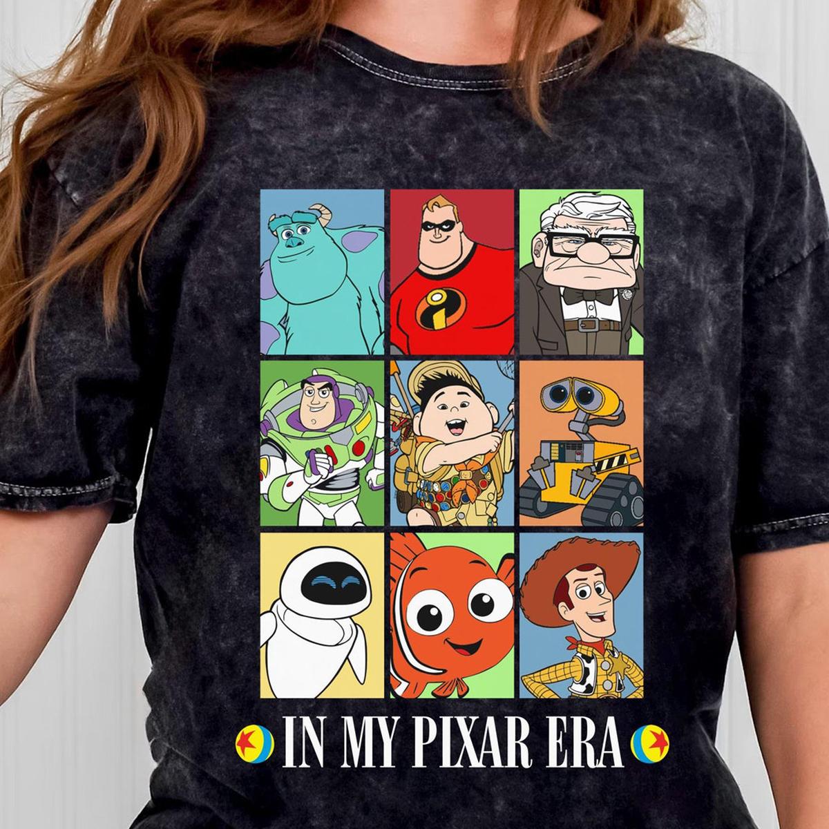 Disney Characters In My Pixar Era Shirt 1