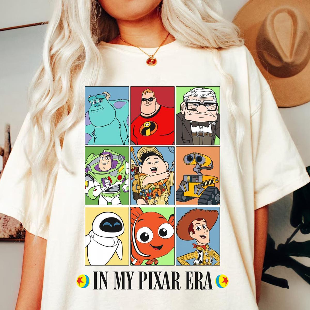 Disney Characters In My Pixar Era Shirt 2