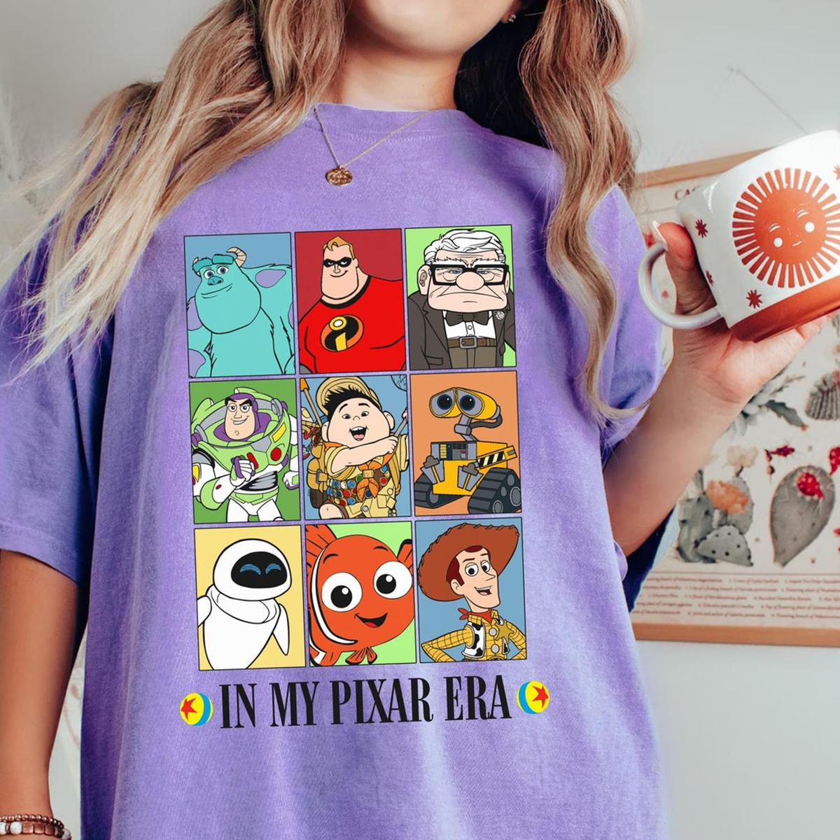 Disney Characters In My Pixar Era Shirt 5