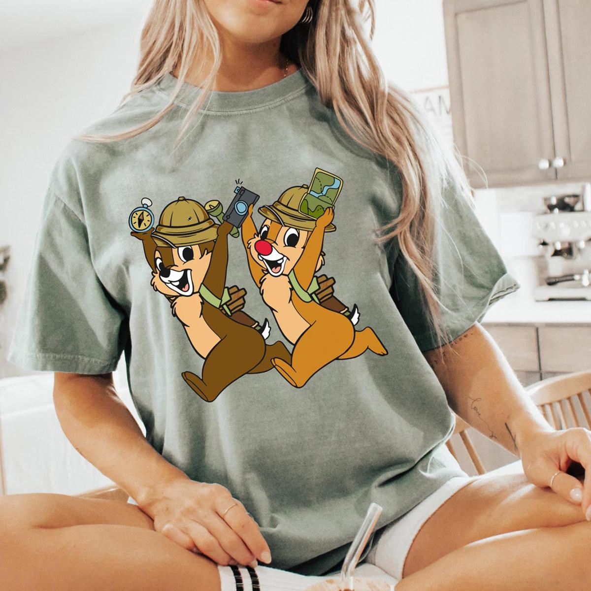 Disney Chip N Dale Safari Mode Shirt 1