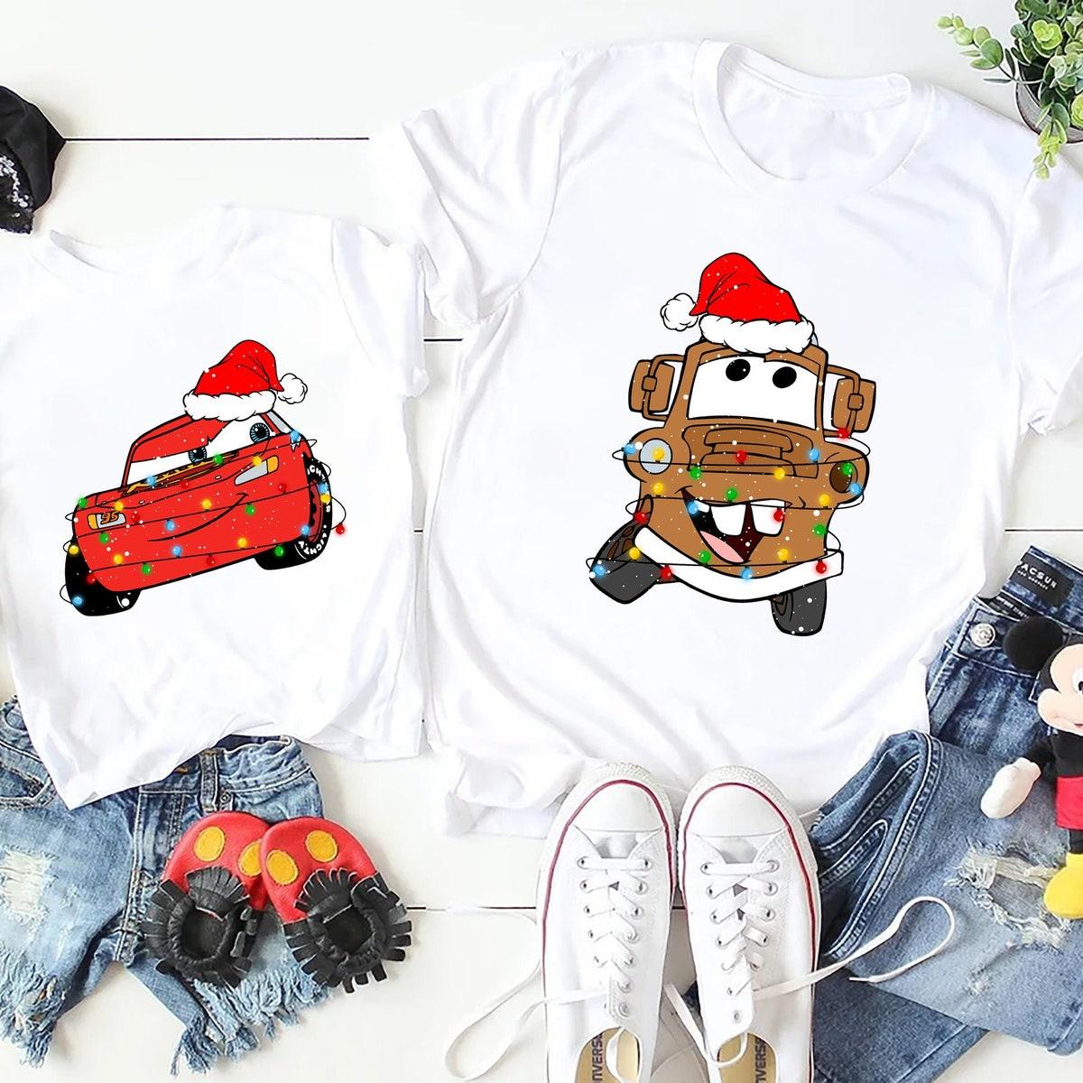 Disney Christmas Mcqueen Shirt 1