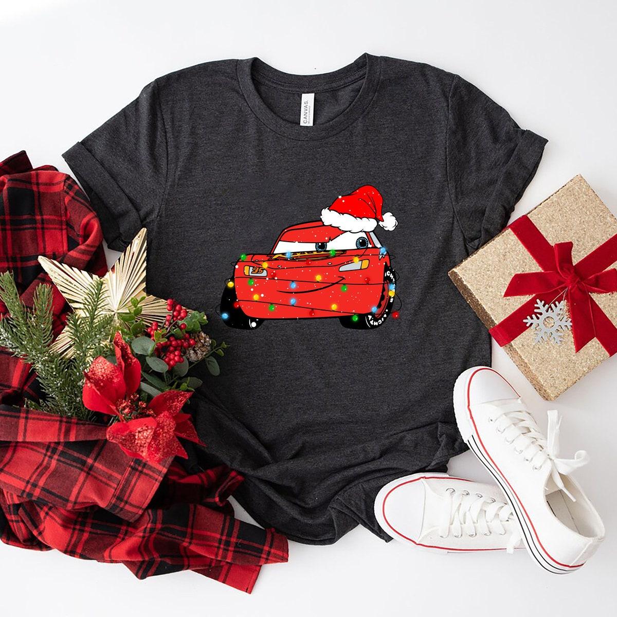 Disney Christmas Mcqueen Shirt 2