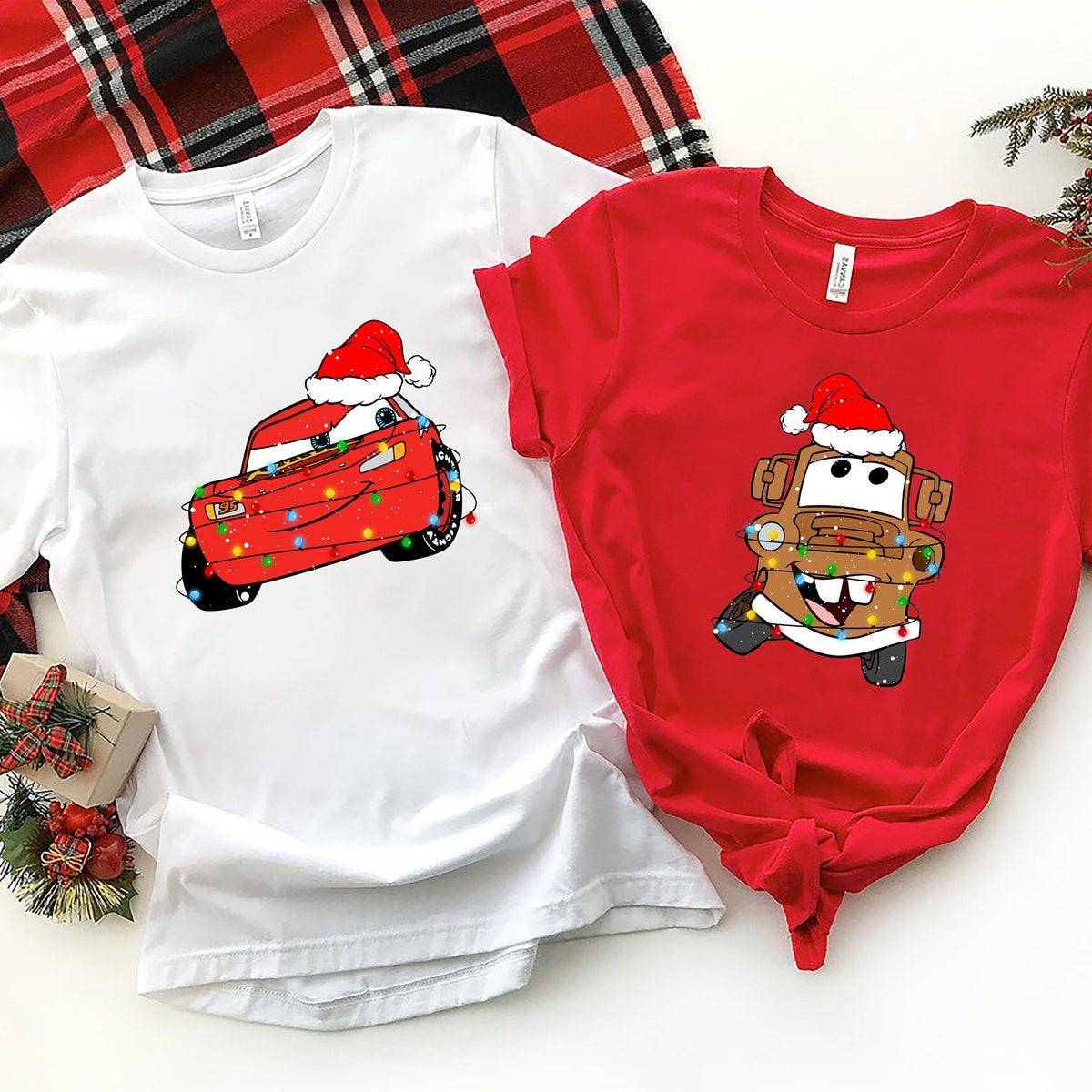 Disney Christmas Mcqueen Shirt 4