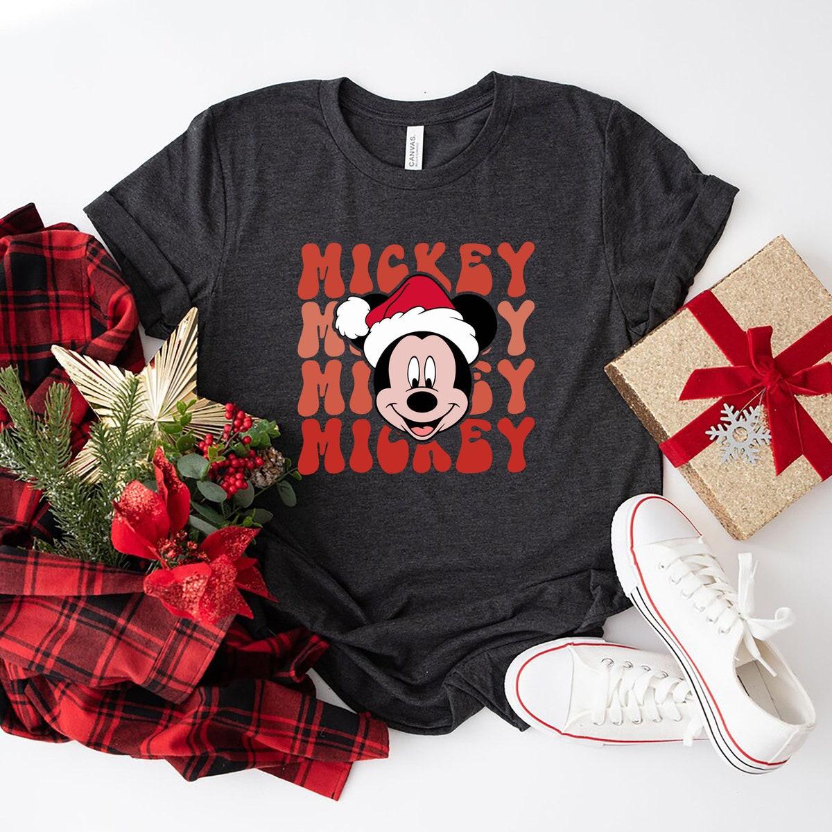 Disney Christmas Mickey Minnie Family Shirt 3