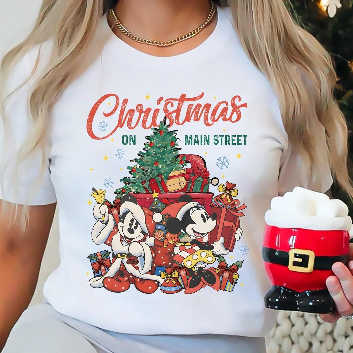 Disney Christmas On Main Street Shirt 1