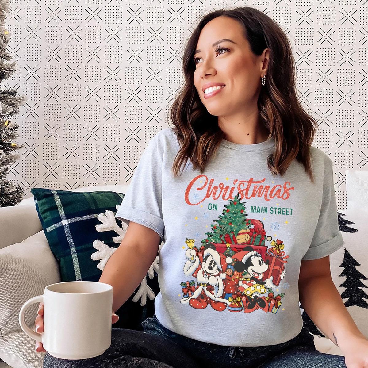 Disney Christmas On Main Street Shirt 3