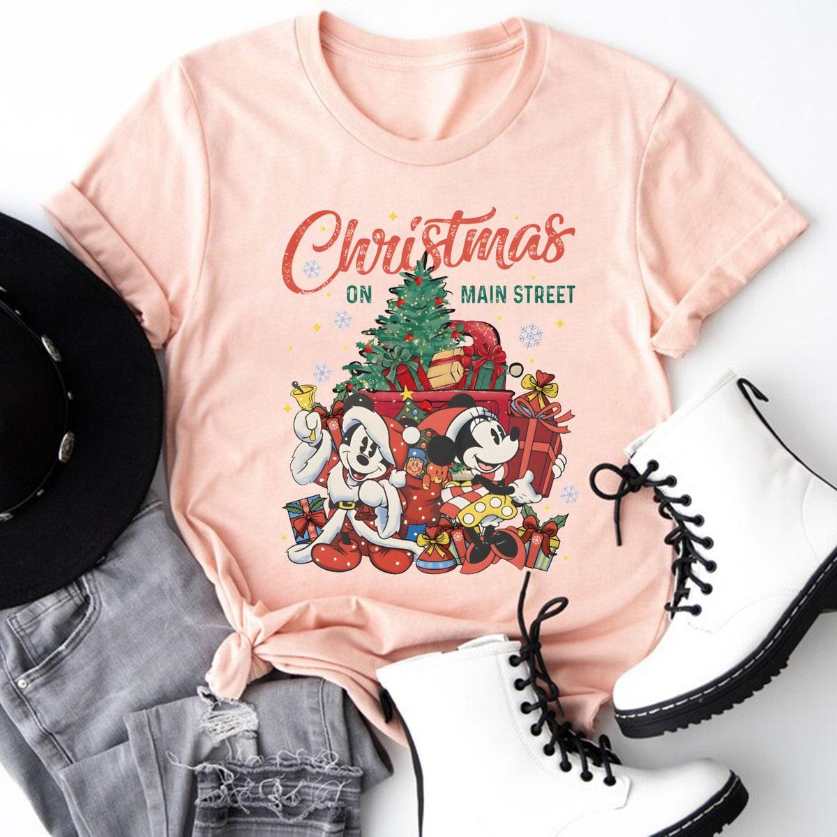 Disney Christmas On Main Street Shirt 4