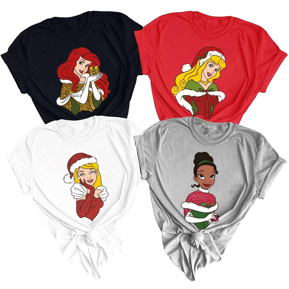 Disney Christmas Princess Shirt 1