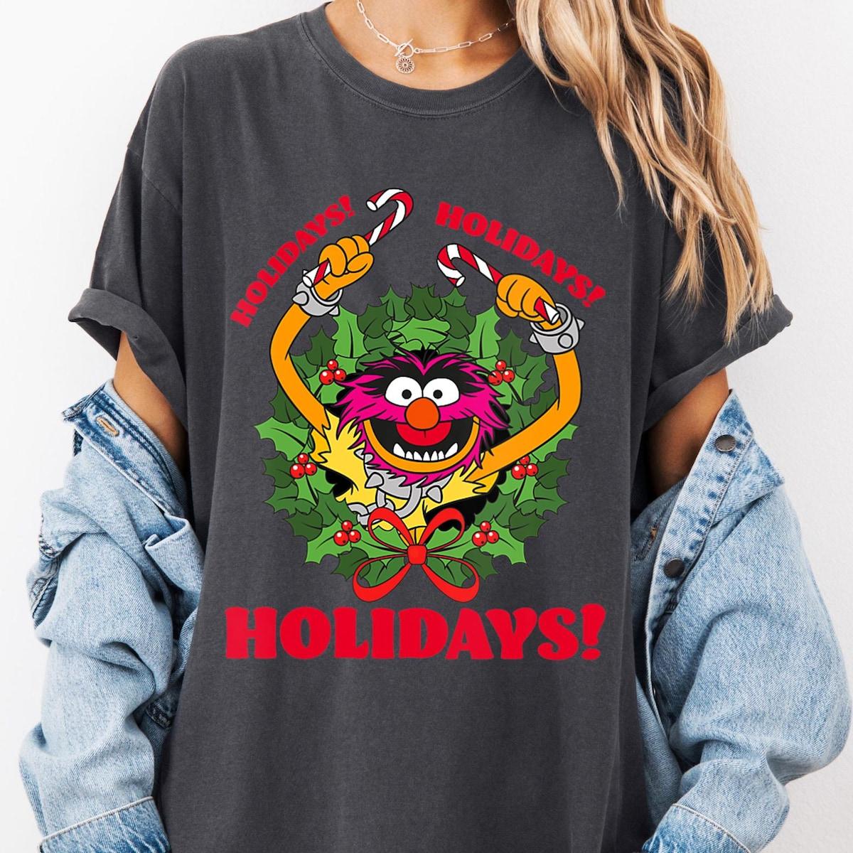 Disney Christmas The Muppets Animal Holidays Shirt 3