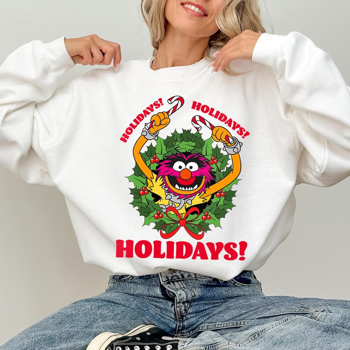 Disney Christmas The Muppets Animal Holidays Shirt 4