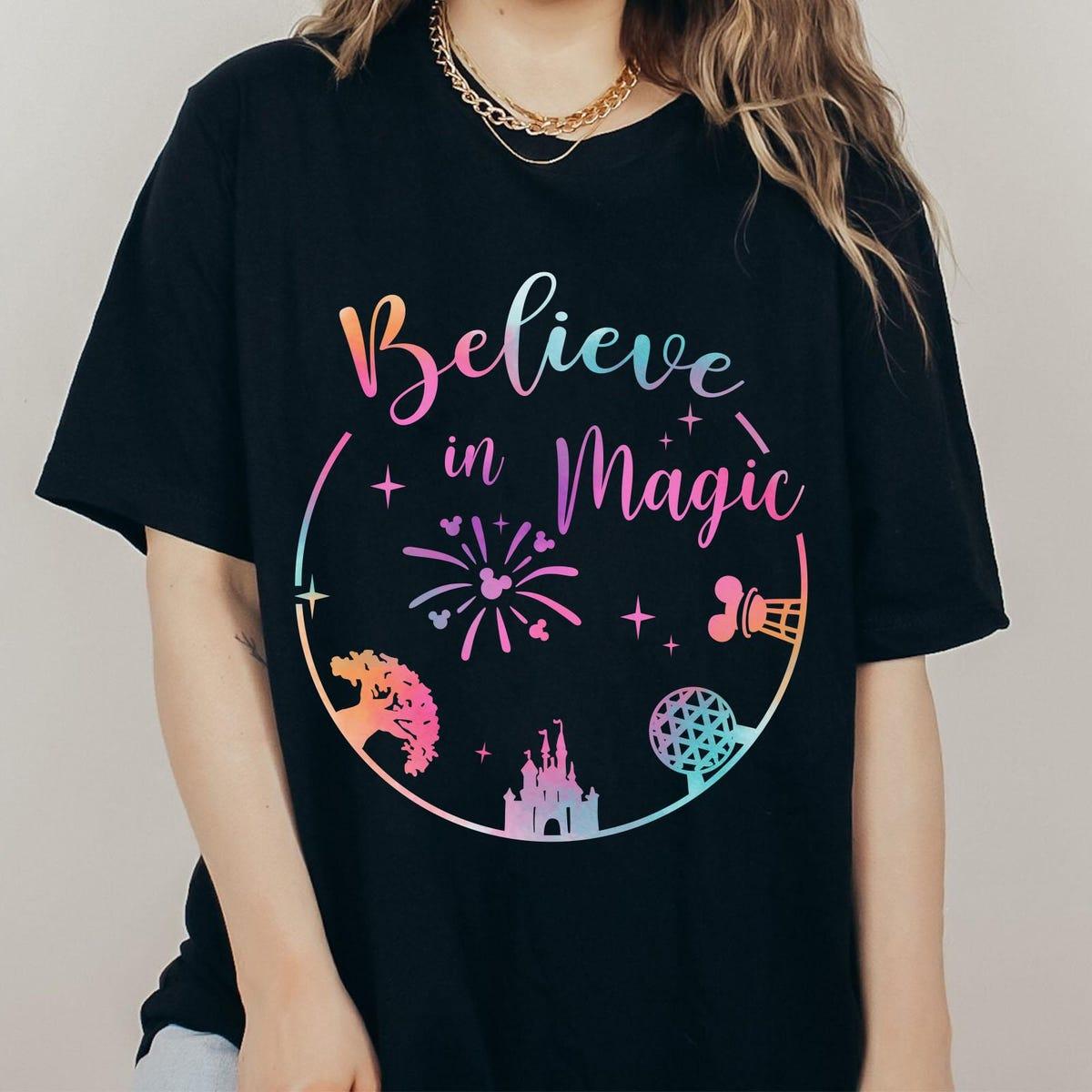 Disney Epcot Animal Kingdom Castle Believe In Magic Shirt 1