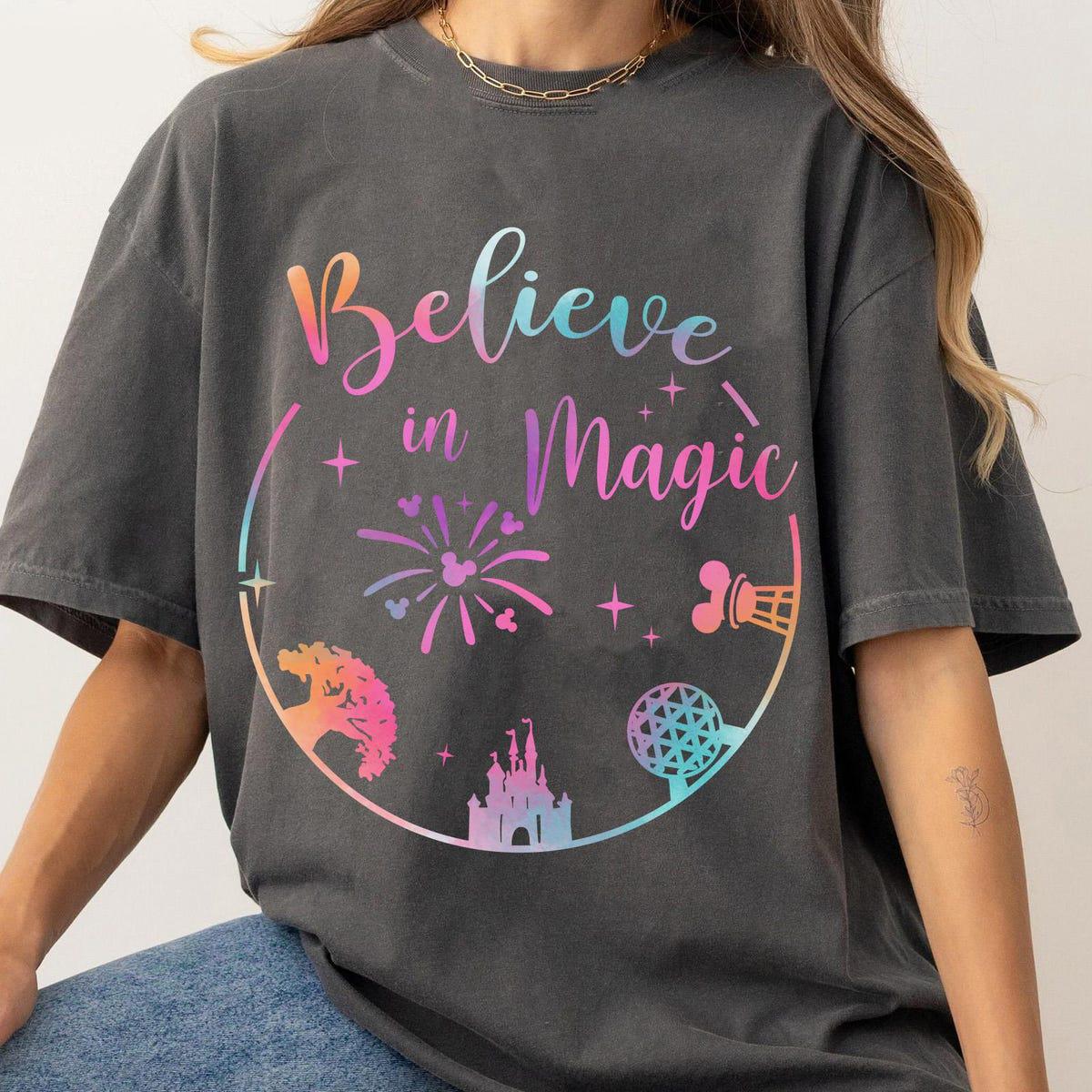 Disney Epcot Animal Kingdom Castle Believe In Magic Shirt 2