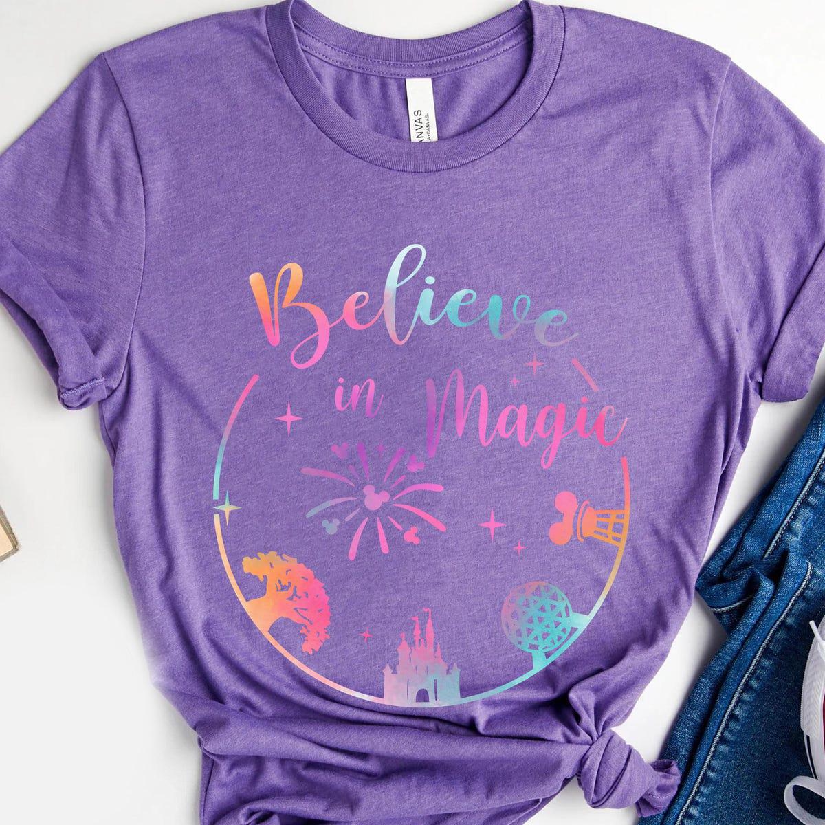 Disney Epcot Animal Kingdom Castle Believe In Magic Shirt 3