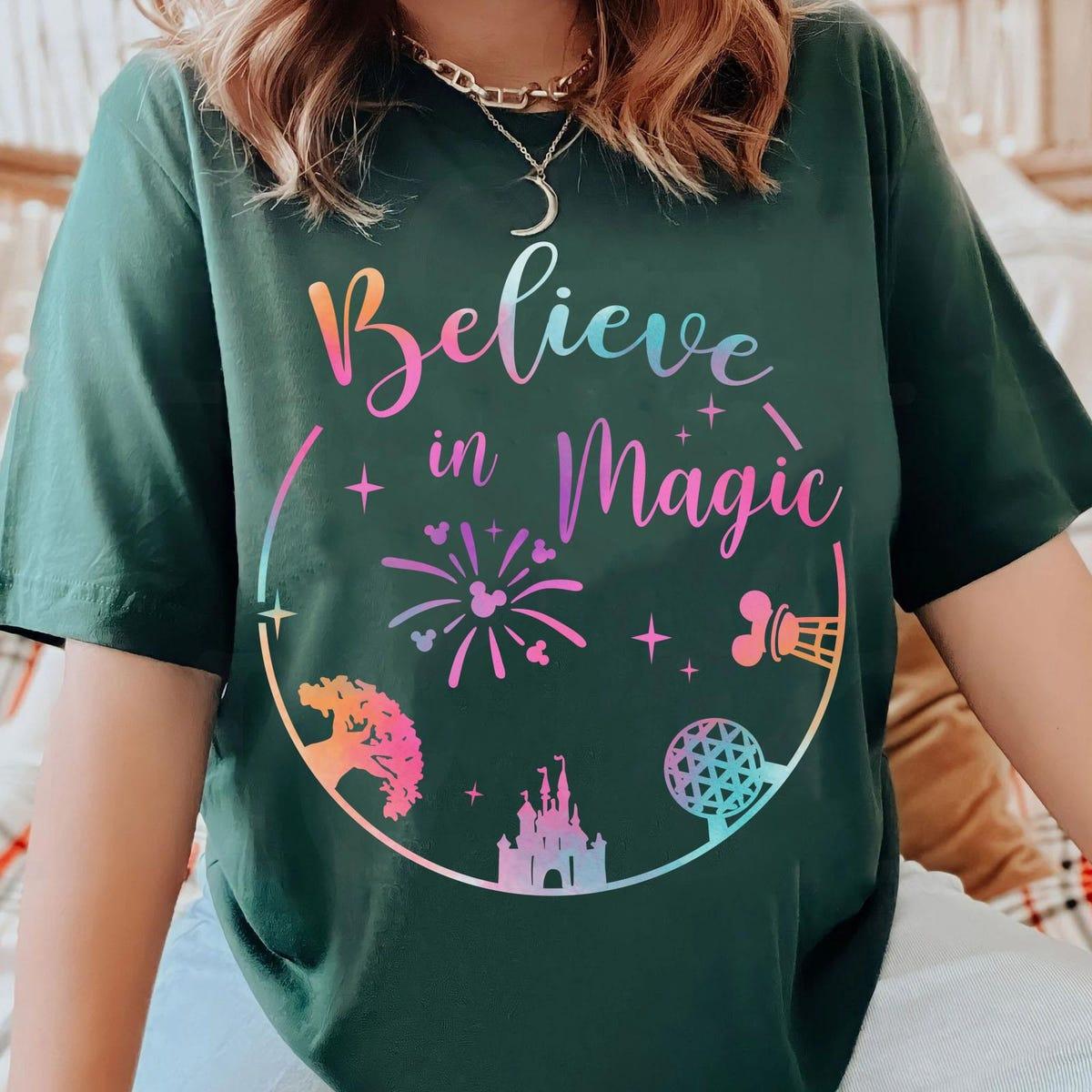 Disney Epcot Animal Kingdom Castle Believe In Magic Shirt 4