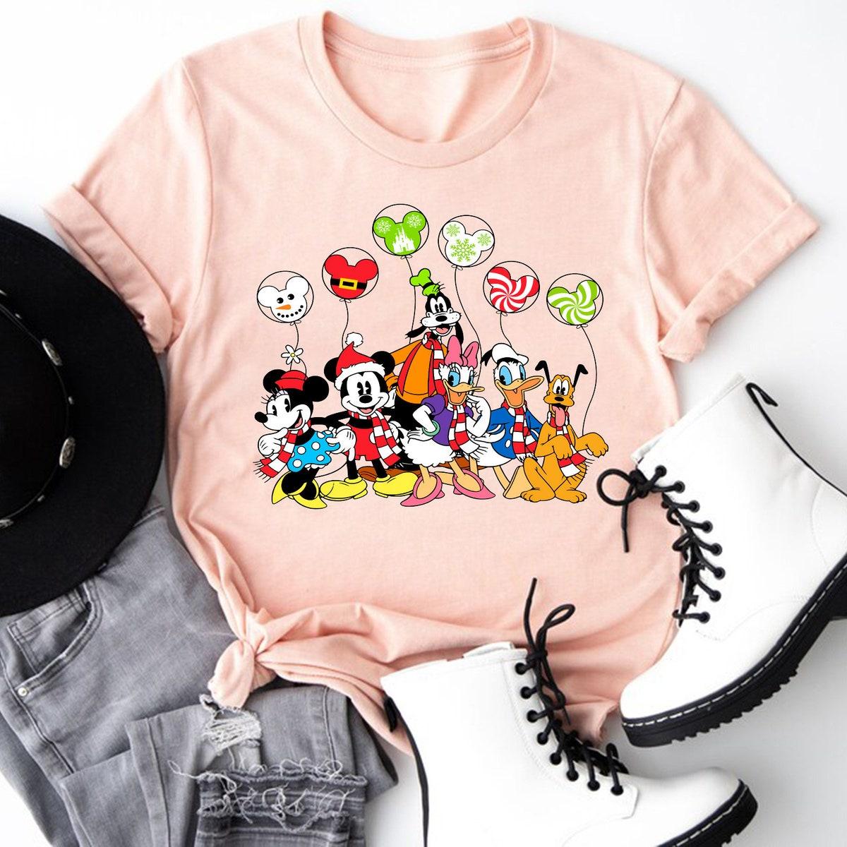 Disney Friends Mickey Mouse Xmas Shirt 4