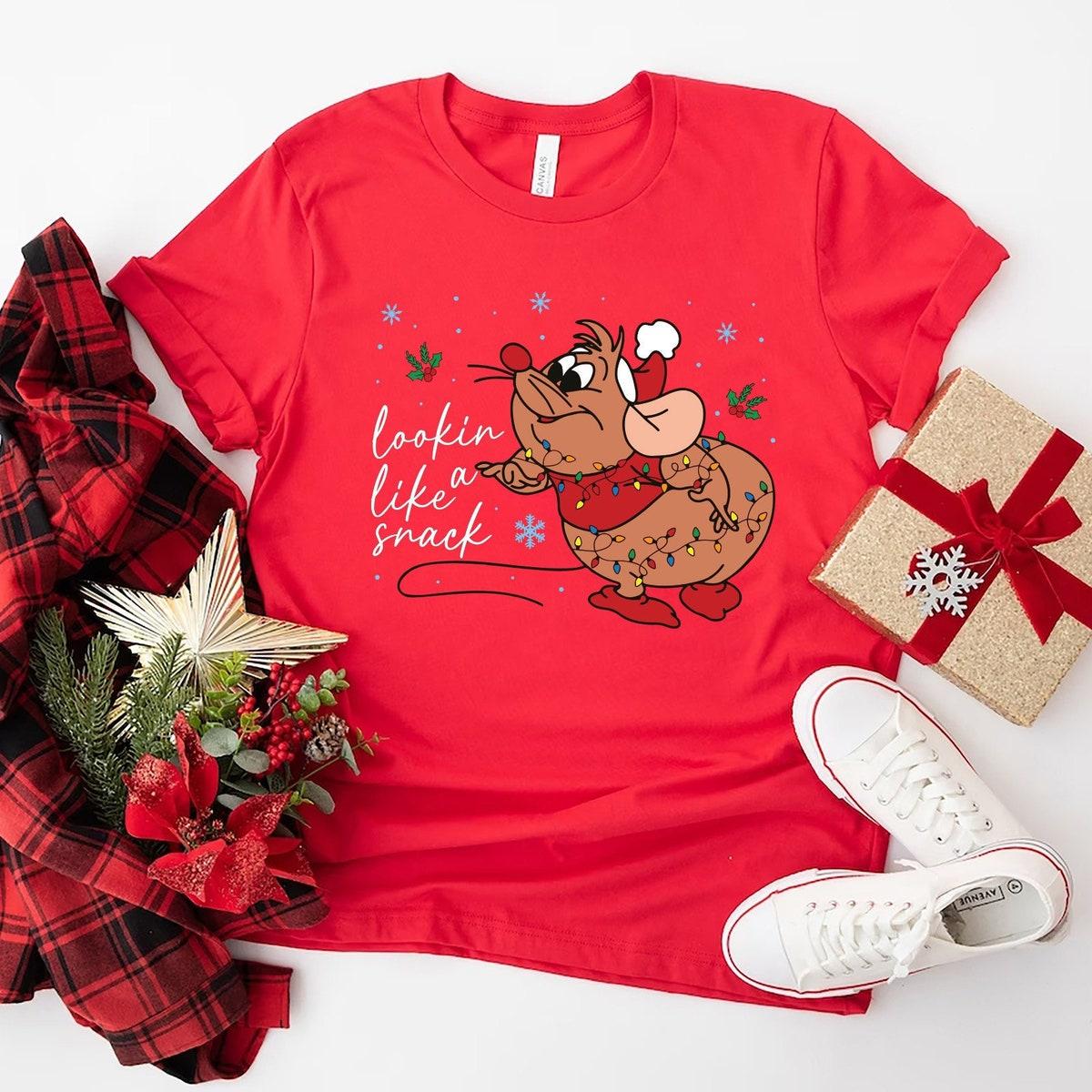 Disney Gus Gus Boojee Christmas Shirt 1