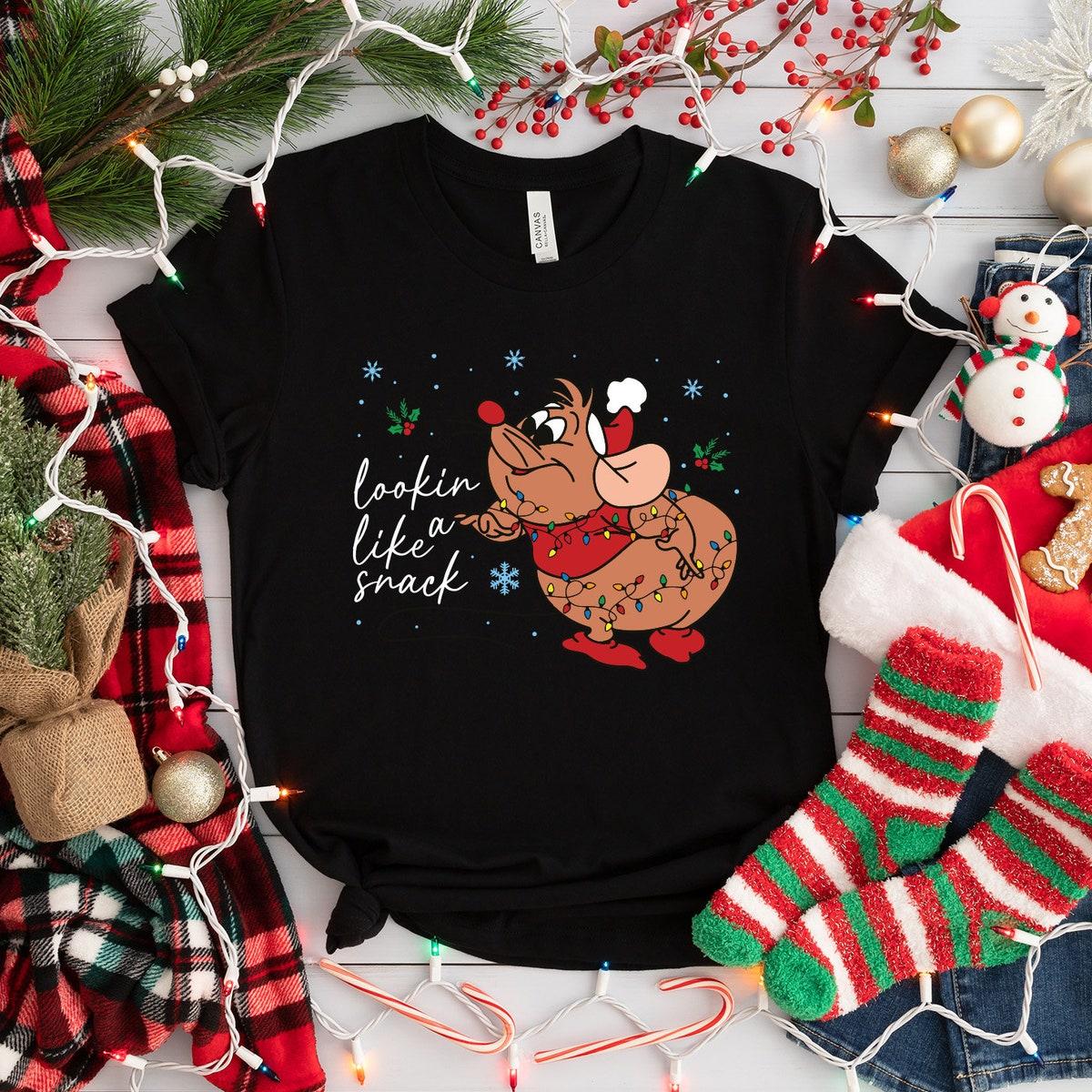 Disney Gus Gus Boojee Christmas Shirt 3