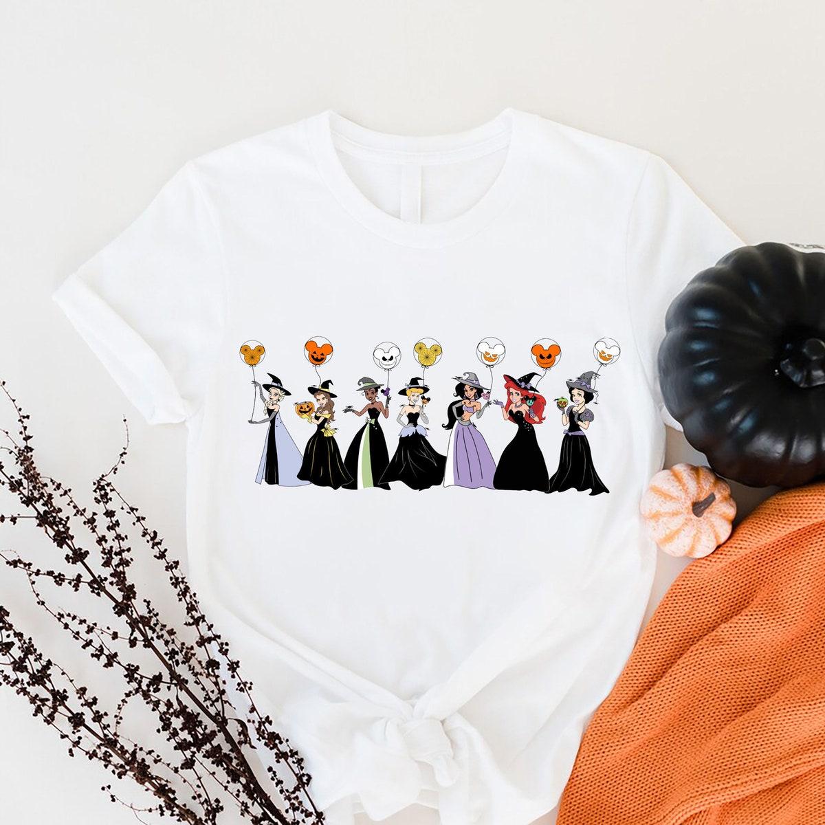 Disney Halloween Balloon Halloween Princess Shirt 1