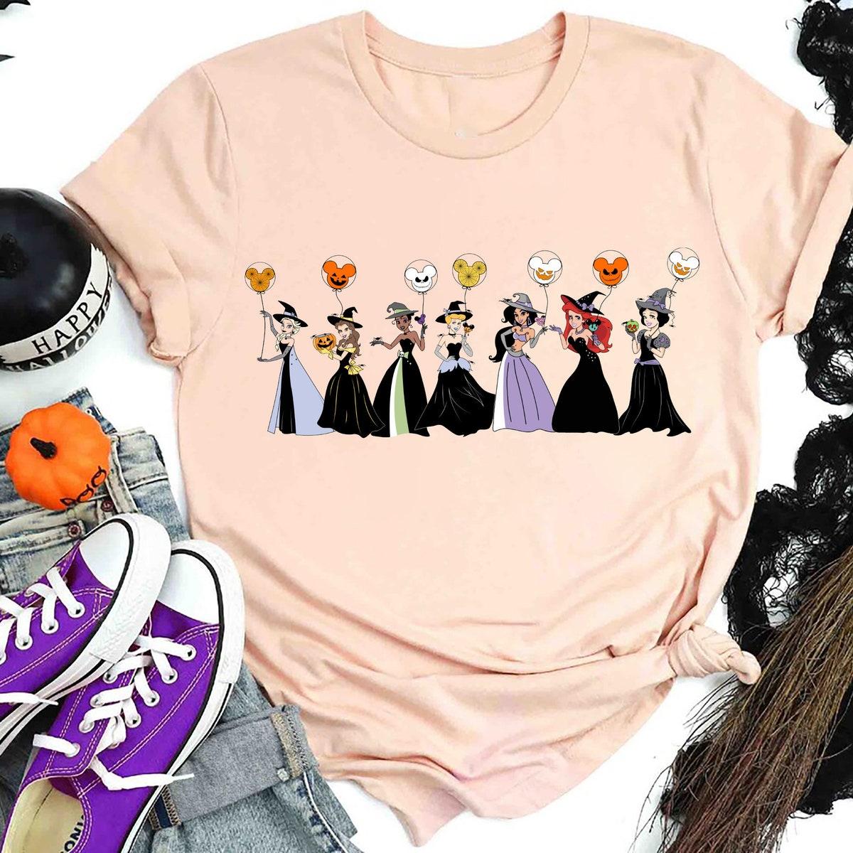 Disney Halloween Balloon Halloween Princess Shirt 2