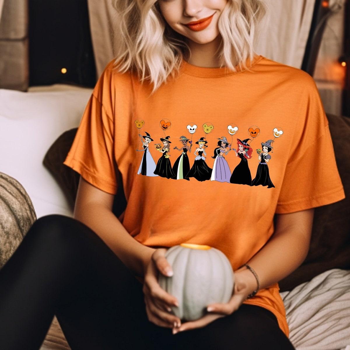 Disney Halloween Balloon Halloween Princess Shirt 3