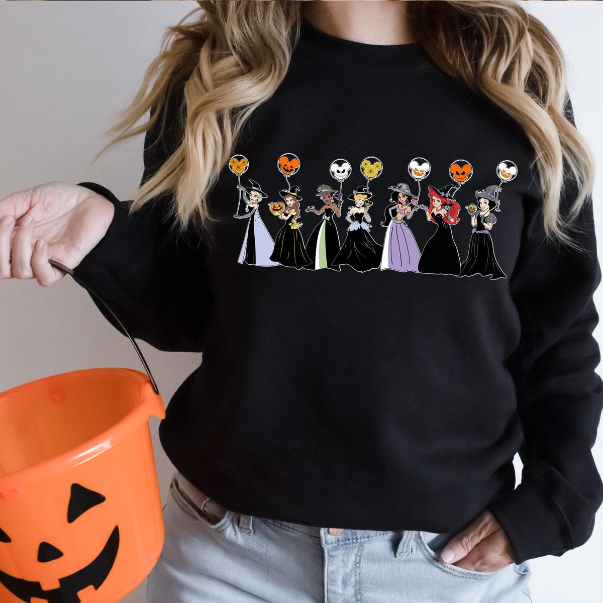 Disney Halloween Balloon Halloween Princess Shirt 5