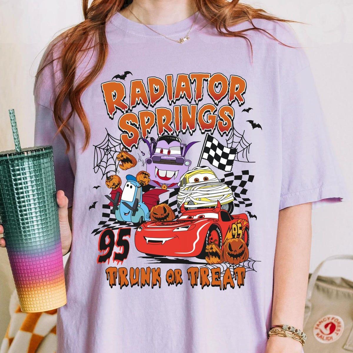 Disney Halloween Lightning Mcqueen 95 Radiator Springs Shirt 1