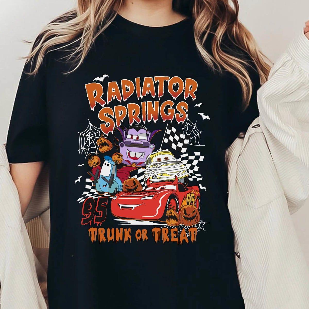 Disney Halloween Lightning Mcqueen 95 Radiator Springs Shirt 2