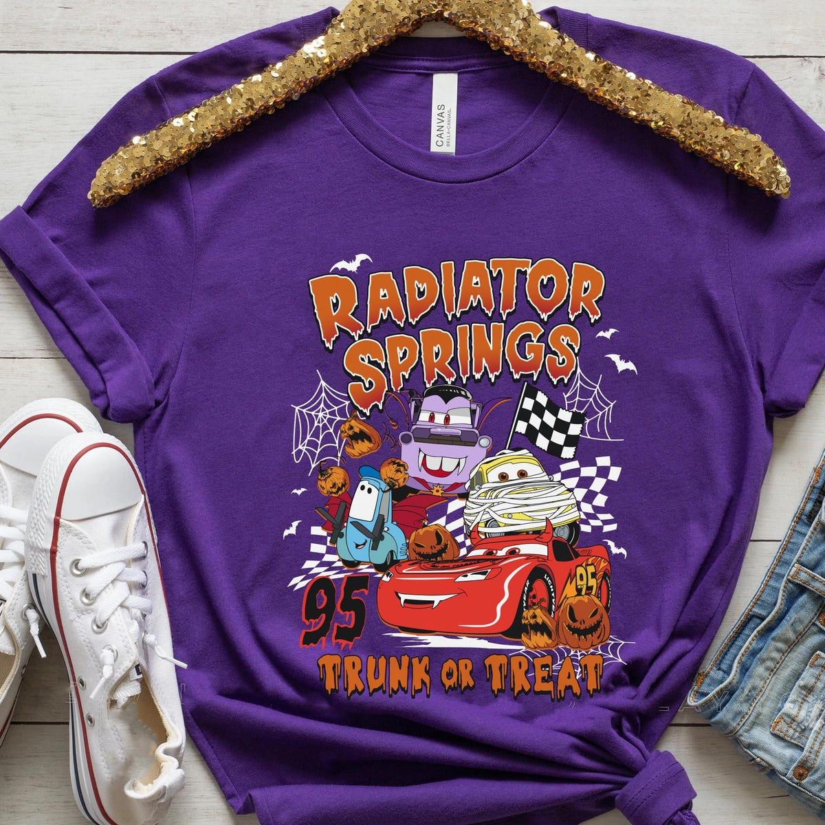 Disney Halloween Lightning Mcqueen 95 Radiator Springs Shirt 3