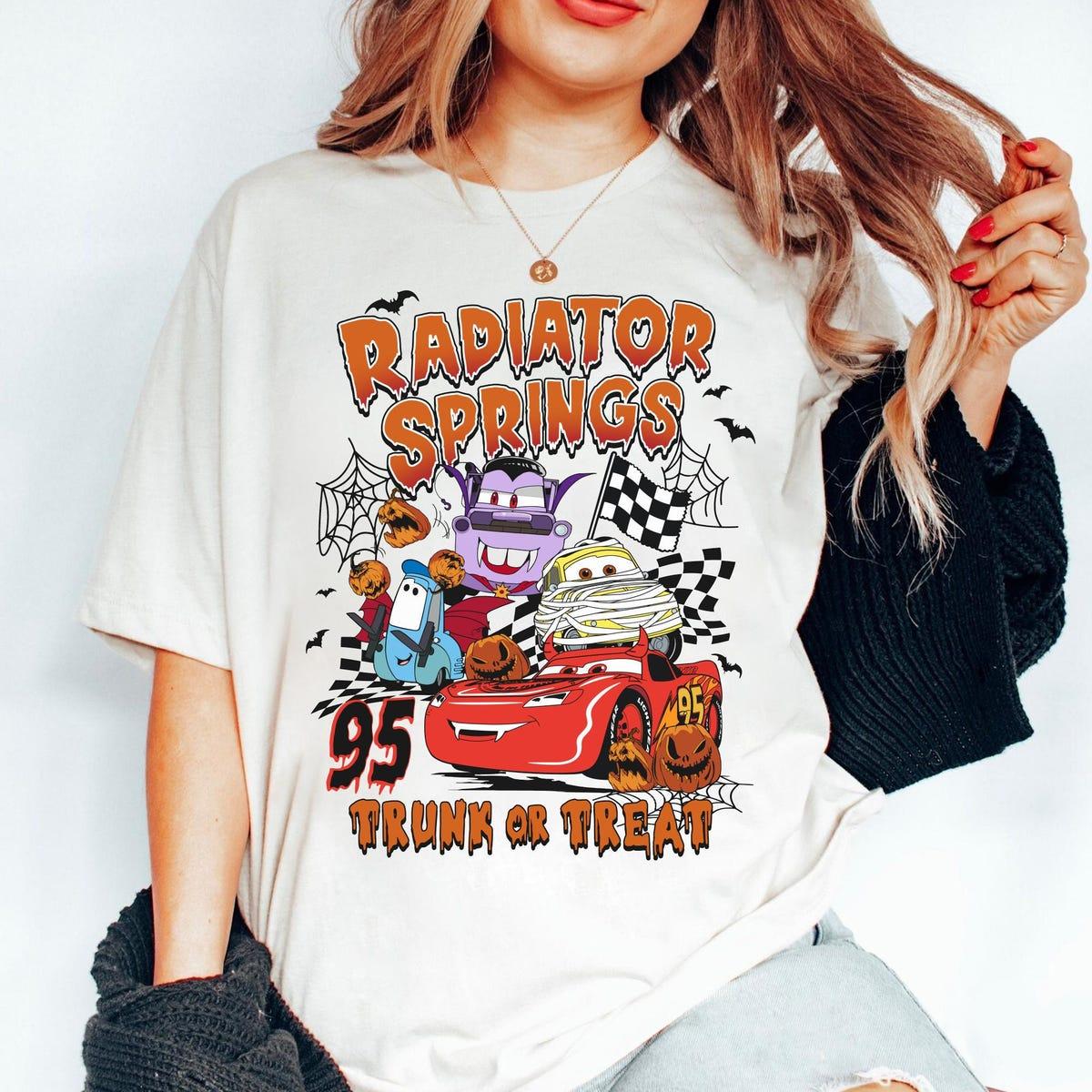 Disney Halloween Lightning Mcqueen 95 Radiator Springs Shirt 4