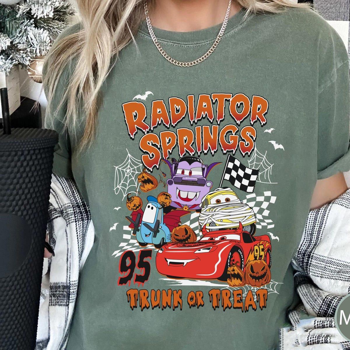 Disney Halloween Lightning Mcqueen 95 Radiator Springs Shirt 5