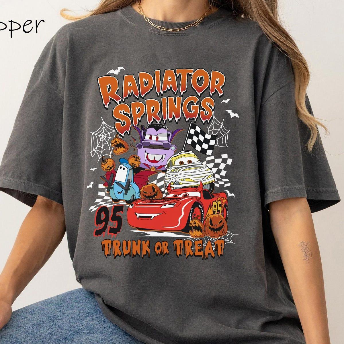 Disney Halloween Lightning Mcqueen 95 Radiator Springs Shirt 6