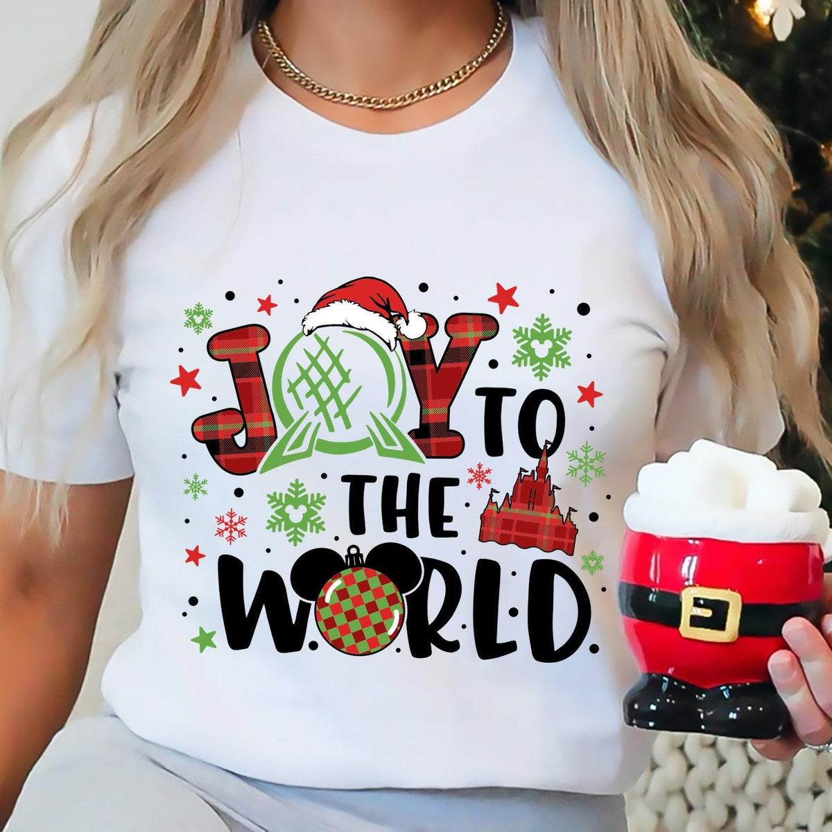 Disney Joy To The World Christmas Shirt 1