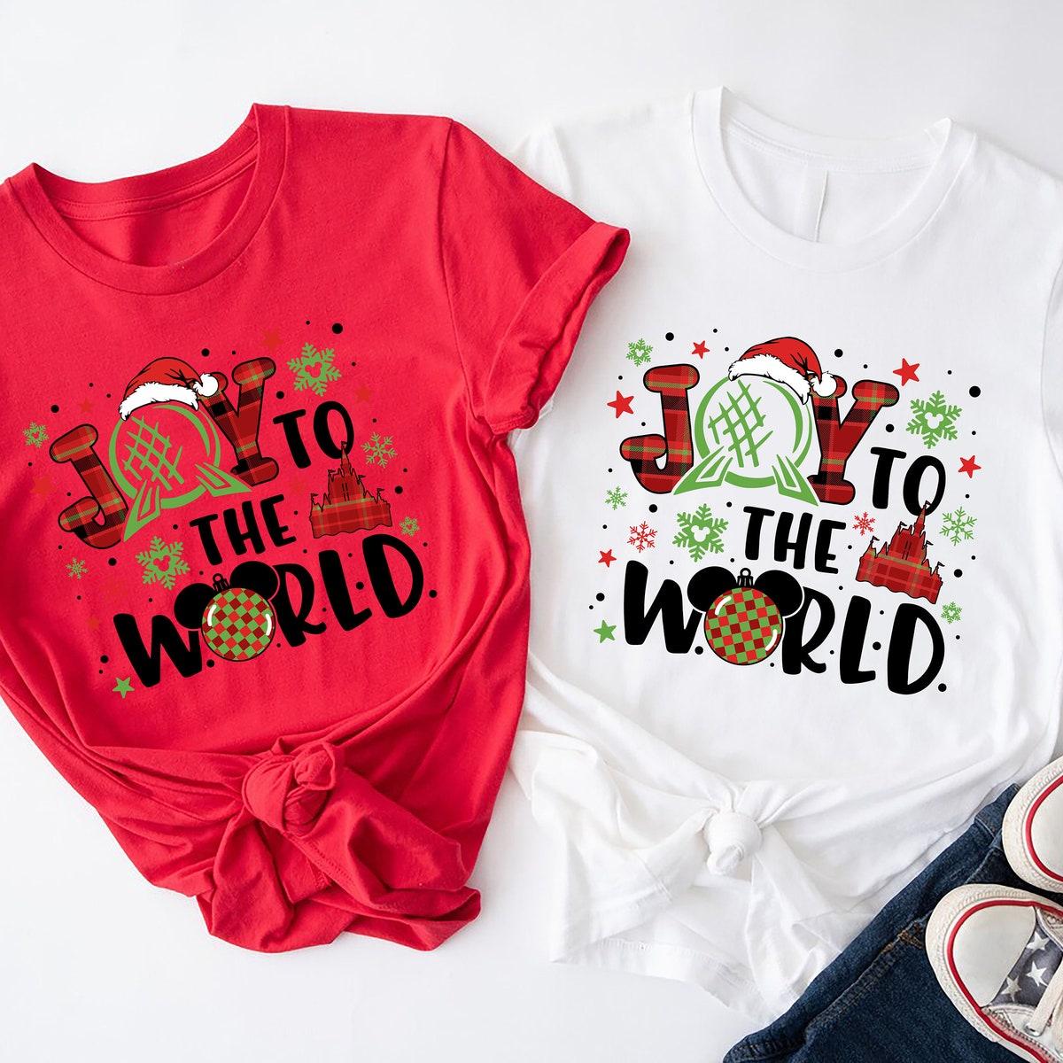 Disney Joy To The World Christmas Shirt 2